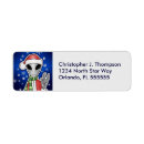 Search for science return address labels Sci fi