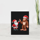 Search for bigfoot christmas cards Xmas