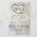 Search for birch trees wedding invitations Bark