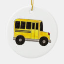Search for school bus ornaments Teacher