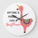 Search for flamingo clocks Pink