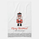 Search for nutcracker kitchen towels Red