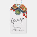 Search for bridal shower favor tags Italian