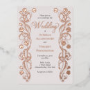 Search for gold frame wedding invitations Script calligraphy