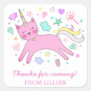 Search for cat unicorn stickers Pink