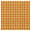 Search for orange plaid fabric Squares