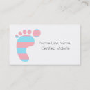 Search for midwife business cards Cute