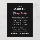 Search for beauty school graduate cards For her