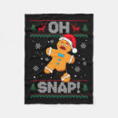 Search for gingerbread man blankets Funny christmas