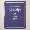 Search for grandpa blankets Grandkids