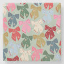Search for retro christmas coasters Red
