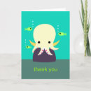 Search for fish thank you cards Octopus