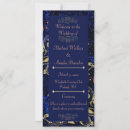 Search for royal blue and gold wedding programs Elegant