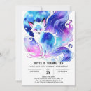 Search for fox birthday invitations Watercolor