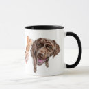 Search for chocolate lab mugs Watercolor