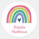 Search for kids name stickers Rainbow