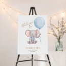 Search for elephant baby shower welcome signs Watercolor