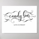 Search for candy buffet signs Calligraphy