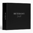 Search for black binders Typography