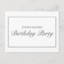 Search for black and white birthday cards Minimalist