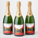 Search for santa claus wine labels Red and green