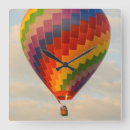Search for hot air balloon clocks Colorful