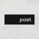 Search for poetry business cards Writer