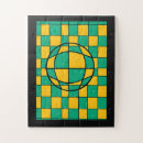Search for optical illusion puzzles Green