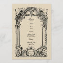 Search for vintage wedding menus Floral