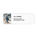 Search for snow scene return address labels Elegant