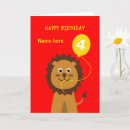 Search for 4th birthday cards Red