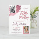Search for surprise 70th birthday invitations Milestone