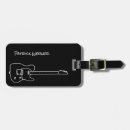 Search for guitar luggage tags Music
