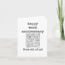 Search for work anniversary cards Employee