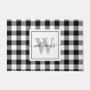Search for buffalo plaid doormats Monogrammed
