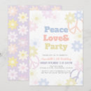 Search for hippie flower power invitations Floral