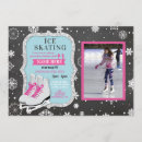 Search for ice skating birthday invitations Party