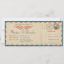 Search for boarding pass rsvp cards Vintage