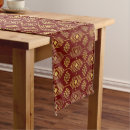 Search for gold and red table runners Geometric