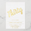 Search for 30th birthday invitations Black and white