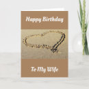 Search for wife birthday cards Heart