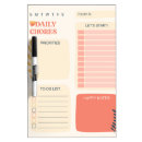 Search for daily planner dry erase boards To do
