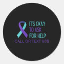 Search for suicide prevention stickers Mental health support