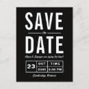 Search for black save the dates Retro