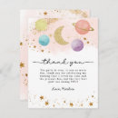 Search for space thank you cards Two the moon