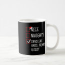 Search for naughty or nice mugs Funny christmas