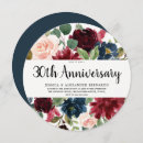 Search for 30th wedding anniversary invitations Modern