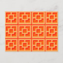 Search for modern art postcards Orange