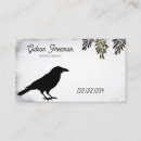 Search for raven business cards Grunge