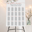 Search for large wedding seating charts Floral